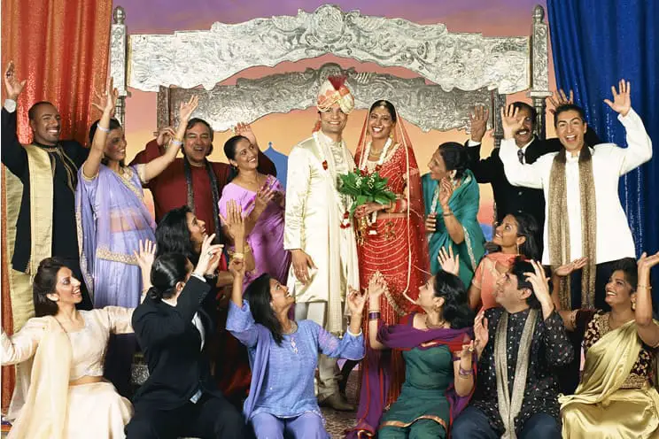Hindu wedding celebration